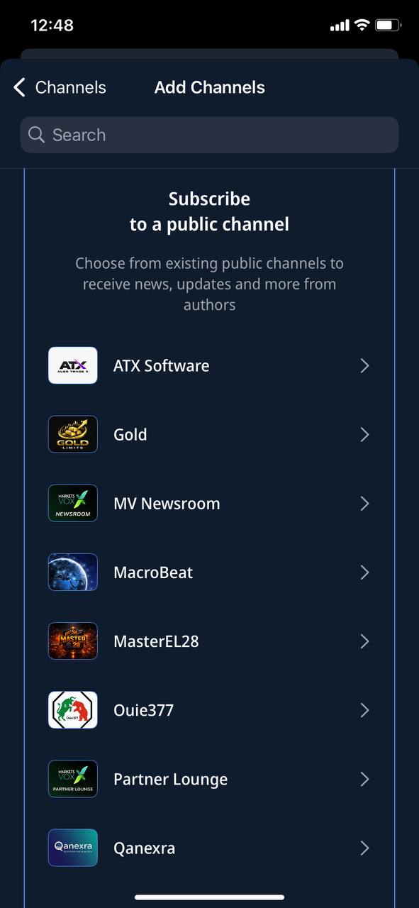 Channel store mobile