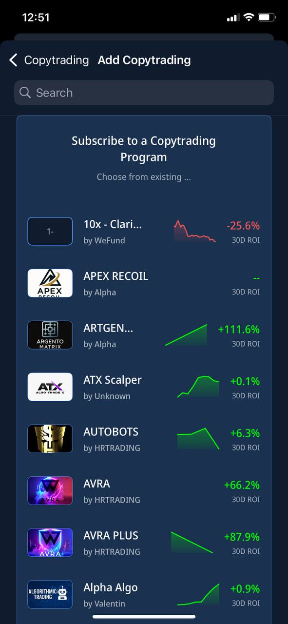 Program store mobile